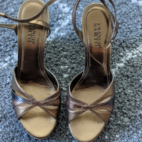 Franco Sarto Wedge Sandals sz: 9 - Picture 4 of 5